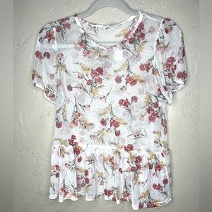 Tiny Willow see through floral top